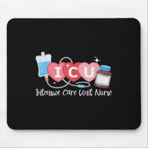 Funny Icu Nurse Intensive Care Unit Nurse Emergenc Mouse Pad
