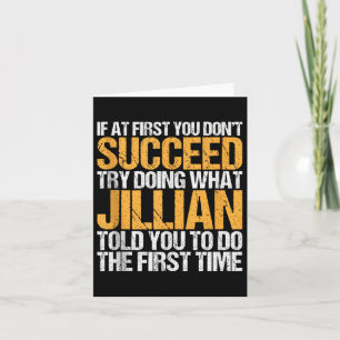 Funny If At First You Dont Succeed Try Doing What Card