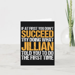 Funny If At First You Dont Succeed Try Doing What  Card