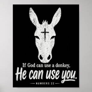 Funny If God Can Use A He Can Use You Poster