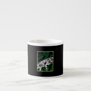 Funny Iguana Lovers Gift Espresso Cup