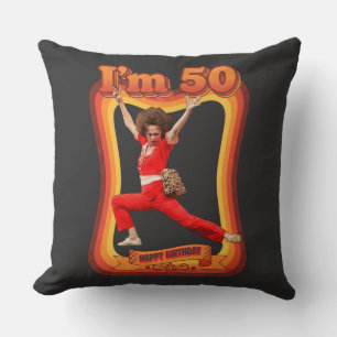 Funny I'm 50 Happy Birthday Sally O'Malley Design Throw Pillow