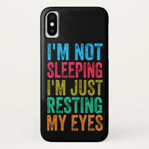  funny i'm not sleeping l'm just resting my eyes   Case-Mate iPhone case