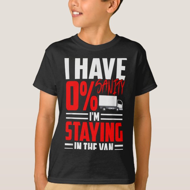 Funny I'm Staying In Tha Van Phasmophobia Gamer Wo T-Shirt (Front)
