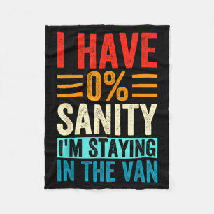 Funny I'm Staying In Tha Van Phasmophobia Women Ma Fleece Blanket