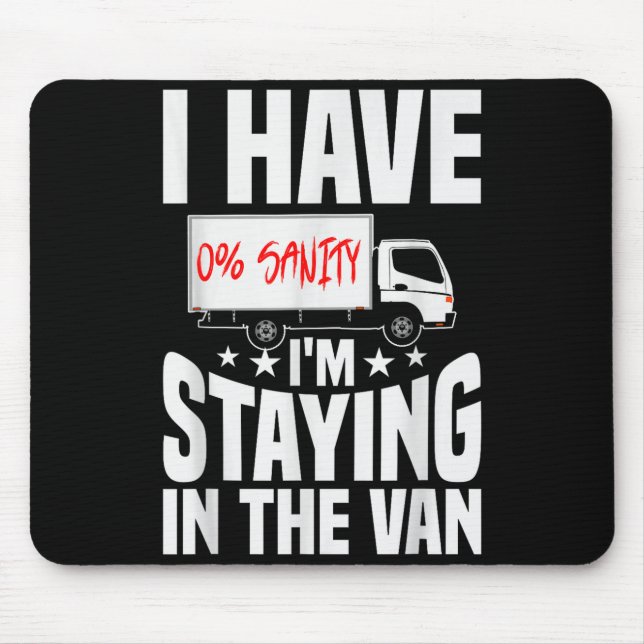 Funny I'm Staying In Tha Van Phasmophobia Women's  Mouse Pad (Front)
