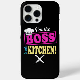 Funny Im The Boss In This Kitchen T-shirt Cooking  iPhone 15 Pro Max Case