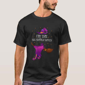 Funny I'm The Bus Driver Witch Halloween  T-Shirt