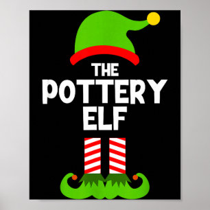 Funny I'm The Ttery Elf Christmas Xmas Poster