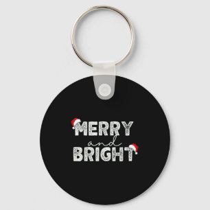 Funny I'm Trying To Feel Merry And Bright Couples  Keychain