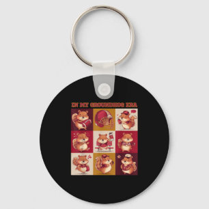 Funny In My Groundhog Era Football Happy Groundhog Keychain