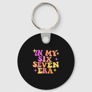 Funny In My Six Seven Era 67 Meme Six Seven Era Me Keychain