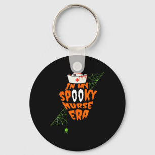 Funny In My Spooky Nurse Era Halloween Fall Season Keychain