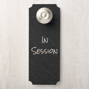 Funny In Session Therapist Affichette de porte