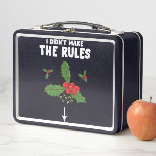 Funny Inappropriate Christmas Adult I Didnt Make Metal Lunch Box