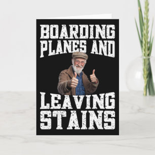 Funny Inappropriate Vacation Design Emrring Airpor Card