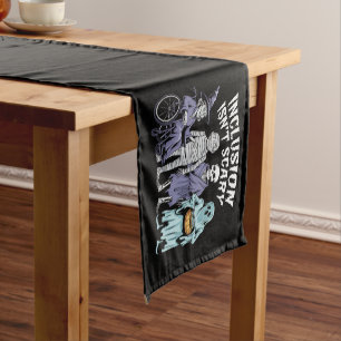 Funny Inclusion Isn't Scary Teacher Halloween 2024 Short Table Runner