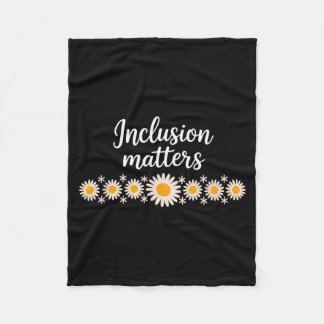 Funny Inclusion s Fleece Blanket