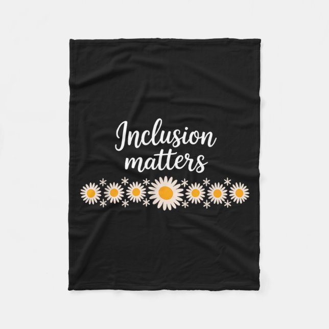 Funny Inclusion s Fleece Blanket (Front)