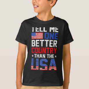 Funny independence day patriotic american flag 4th T-Shirt