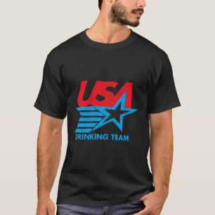 Funny Independence Day T Shirt Usa Drinking Team 4