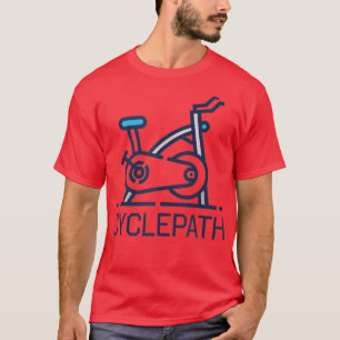 Funny Indoor Cycling Spinning Class Cyclepath T-Shirt