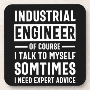 Funny Industrial Engineer Gift Coaster