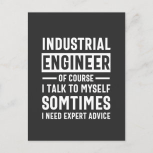 Funny Industrial  Engineer Gift Postcard