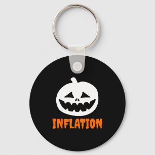 Funny Inflation Halloween Costume Couple Matching Keychain