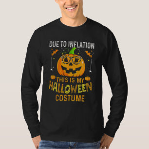 Funny Inflation Halloween Costume Pumpkin T-Shirt