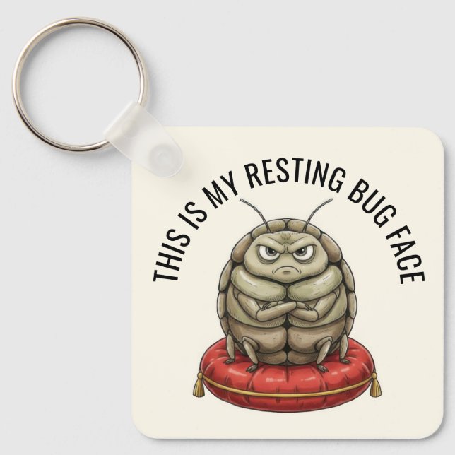 Funny Insect Bug Keychain (Front)
