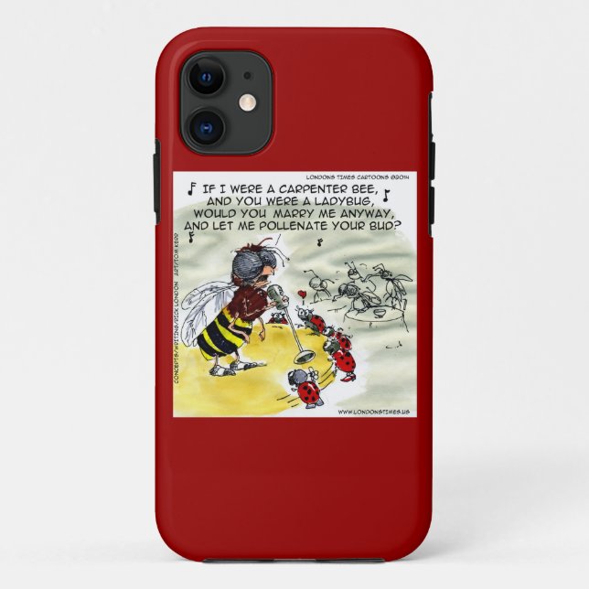 Funny Insect Nightclub Singer iPhone 5 Case (Back)