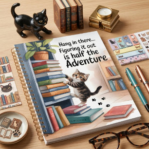 Funny Inspirational Cat Planner