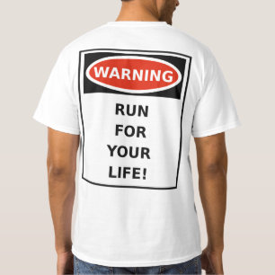 Funny inspirational running or race shirt