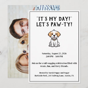 Funny Invitation   dog mom   dog dad