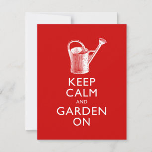 Funny Invitation to Garden Show, Garden Shop Event