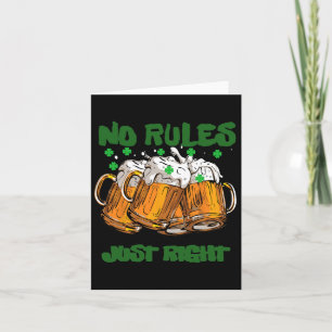 Funny Ireland Irish 4 Leaf St Paddys Card