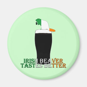 Funny Irish beaver Magnet