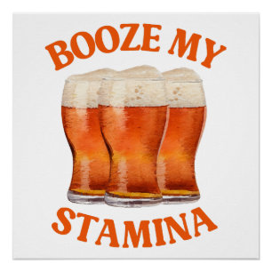 FUNNY IRISH BEER POSTER