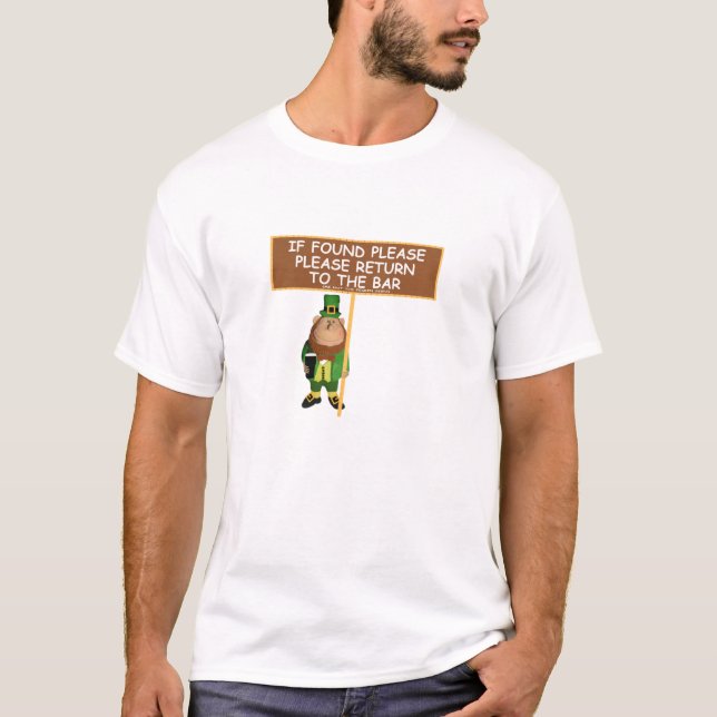 Funny Irish beer T-Shirt (Front)