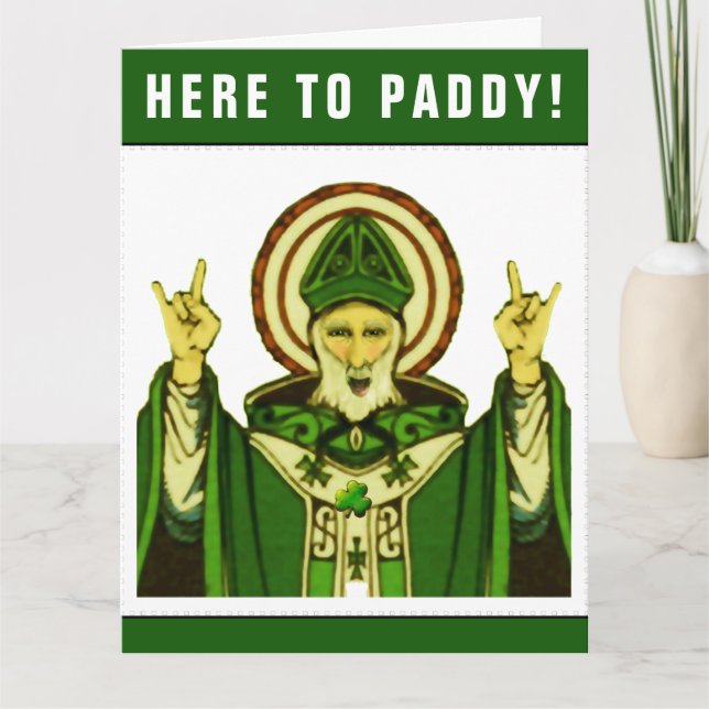 Funny Irish Birthday Card (Front)
