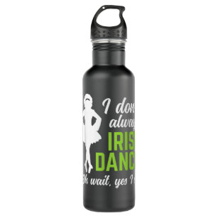 Funny Irish Dance Girls Women St Patrick's Day 710 Ml Water Bottle