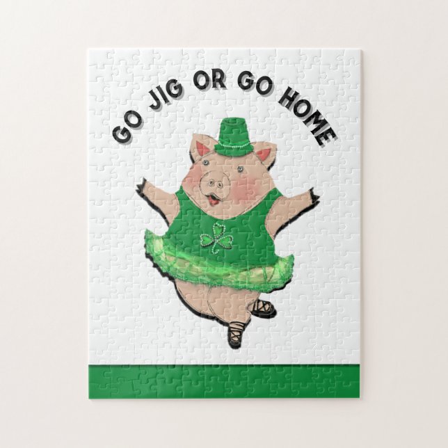 Funny Irish Jig Jigsaw Puzzle (Vertical)