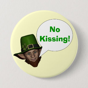 Funny Irish leprechaun 3 Inch Round Button