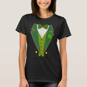 Funny Irish Leprechaun Costume Tuxedo For St. Patr T-Shirt