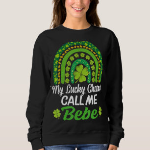 Funny Irish My Lucky Charms Bebe Rainbow St Patric Sweatshirt