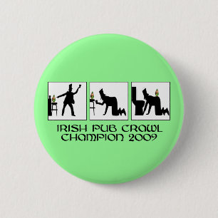 Funny Irish pub crawl 2 Inch Round Button