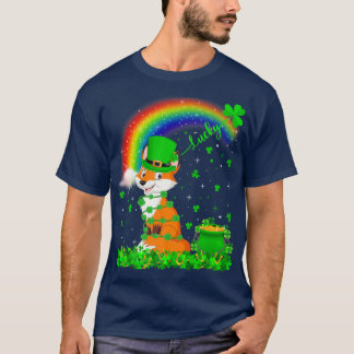 Funny Irish Shamrock Rainbow Lucky Fo St Patricks  T-Shirt