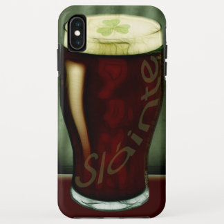 Funny Irish Stout Slainte Glass iPhone XS Max Case