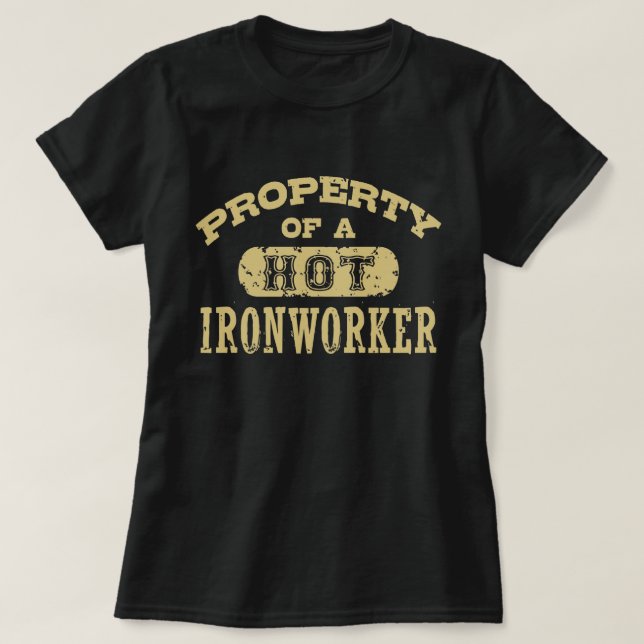 Funny Ironworker T-Shirt (Design Front)